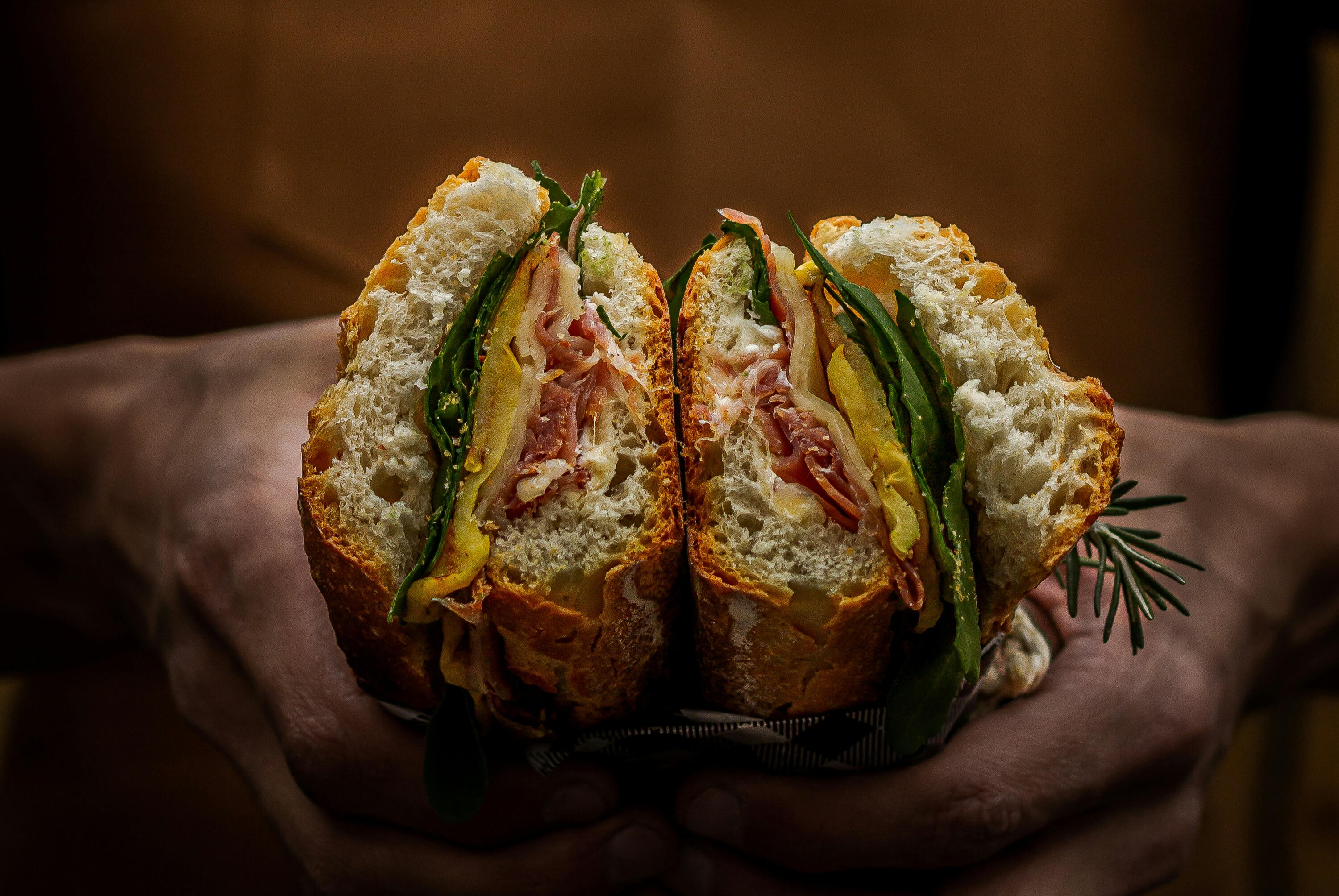 Beach-ready sandwich
